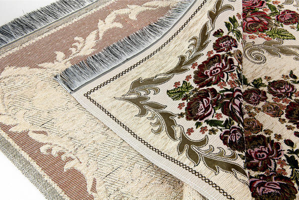 Lüks Gülce Şönil Seccade Krem Tesbih Hediyeli