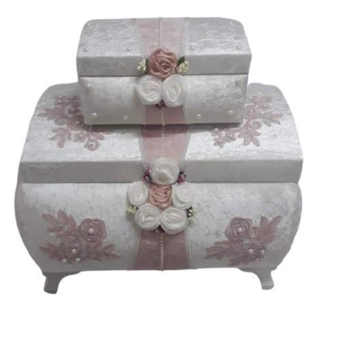 Aysu Tombul 2 Piece Dowry Chest Powder