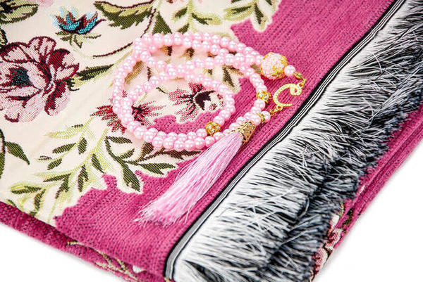 Ramadan Special Set 48 - Gebetsteppich - Schal - Rosenkranz - Boxed