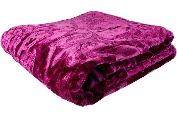 Bayimpex | Yün battaniye | Mor | Polyester | Çift Kişilik | By-blanket-07