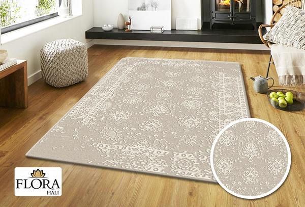 Flora Leo Collection Halı | Krem | F-4650A-Cream