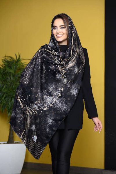Dekonaz | Desenli Modern Tasarımlı Bayan Eşarp | DKNZ-31383