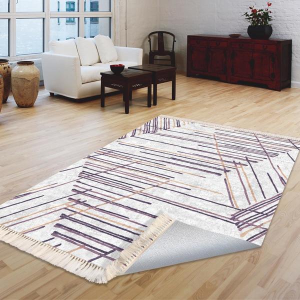 Milano Yıkanabilir Dekoratif Halı Kaymaz Taban | 8mm | MLN-DOT-HT354