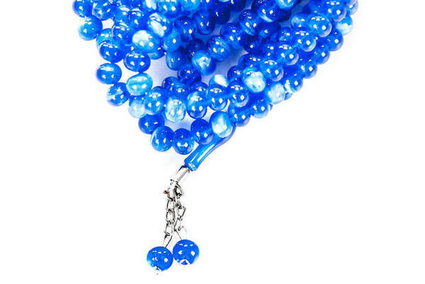 500 Prayer Beads - Blue White (Piece)
