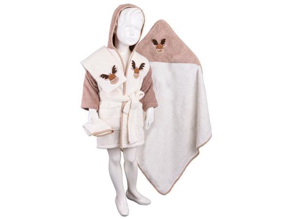 Deer 4 Lü %100 Pamuk Bebek Seti