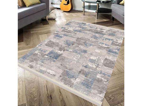 Dokuma Taban İpeksi Halı Alaçatı Mavi 100x300 Cm