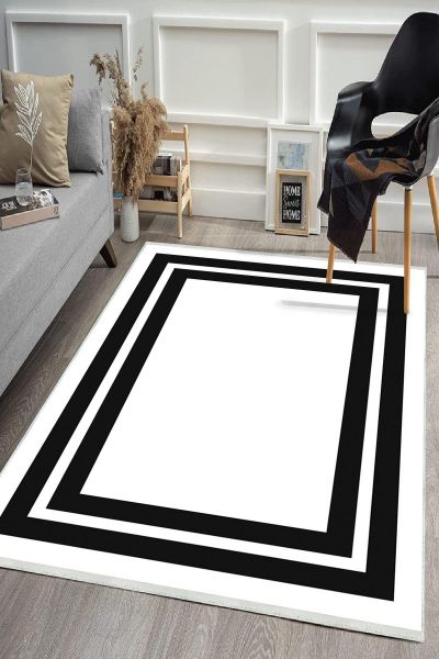 Birkilim Yıkanabilir Dekoratif Halı İpeksi Kaymaz Taban | MLN-IP-HS-552