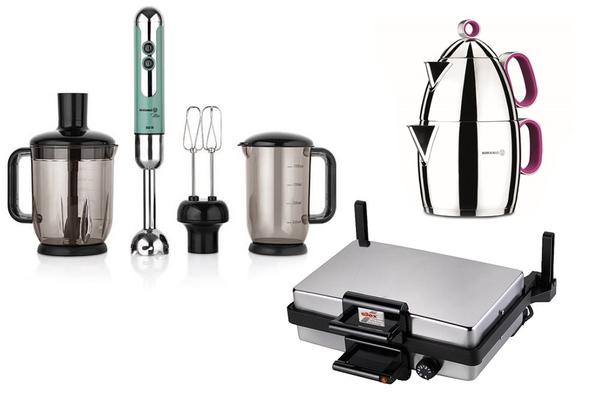 Korkmaz Mia Mega Blender Set & Silex & Tomtom Çaydanlık Seti-1