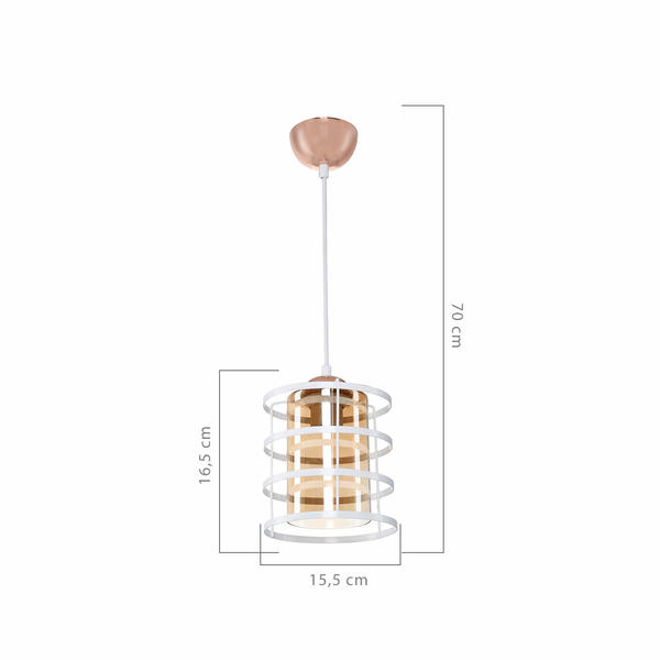 Mira Pendelleuchte Weiß