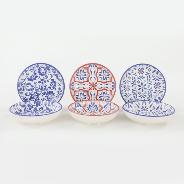 Palace Halka Çerezlik/Sosluk 13 Cm 6 Adet - 18926/32/34 | Keramika