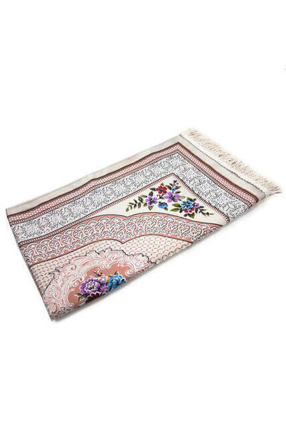 سجادة صلاة مبطنة بسمرقند - لون برتقالي