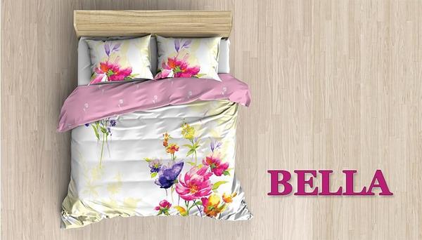 Kazel Ranforce Nevresim Takımı Çift Kişilik Bella | 4 Parça | Bella-1