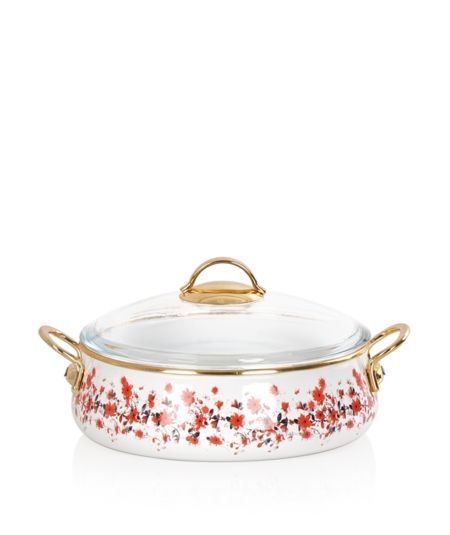 Acar Küche | Qualita-Summer Emaille 28 Cm Grau Low Pot