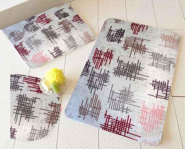 Elegance Triple Closet Set Gestreift