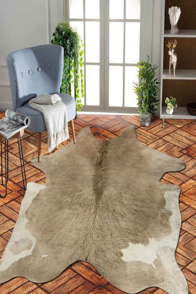 Birkilim Lazer Kesim Yıkanabilir İpeksi Kaymaz Taban Dekoratif Halı | MLN-IP-SD-052