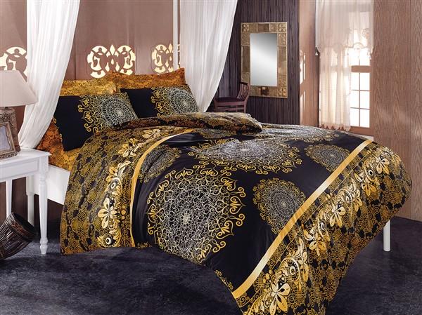 Bayev Single Duvet Cover Set Ottoman Gold