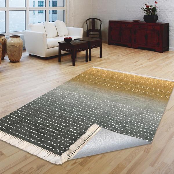 Milano Yıkanabilir Dekoratif Halı Kaymaz Taban | 8mm | MLN-DOT-HT453