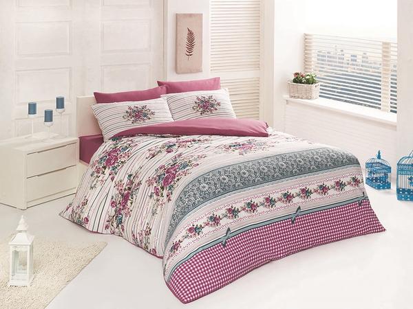 Belenay Çift Kişilik Uyku Seti - Destina Bordo