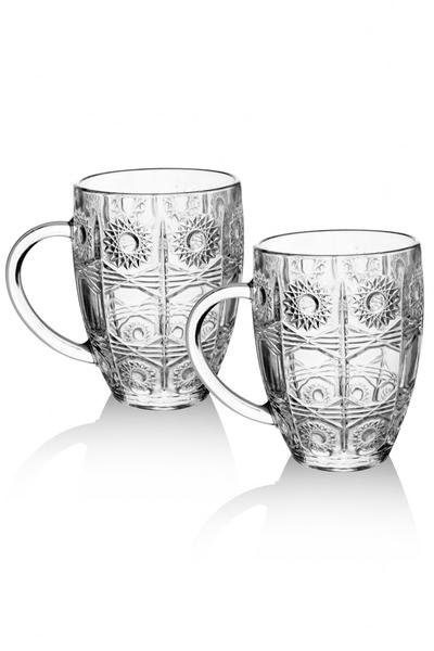 Queen's Kitchen | Kristal Kesme 2 Adet Bira&Ayran Bardağı