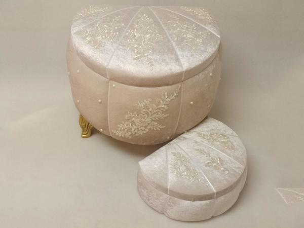 D Model 2'li Çeyiz Sandığı Cappuccino