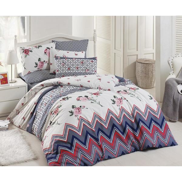 Ensemble de housse de couette simple Zambak-Home-11220