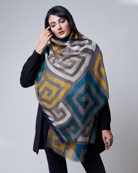 Dekonaz | Desenli Modern Tasarımlı Bayan Eşarp | DKNZ-31355