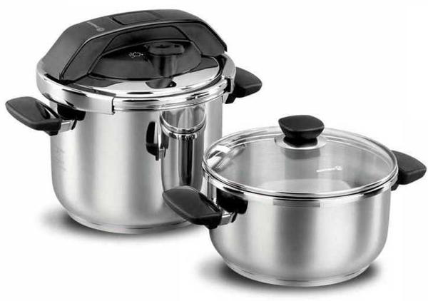 Korkmaz Quattro 4 Parça Siyah Düdüklü Tencere Seti | A154