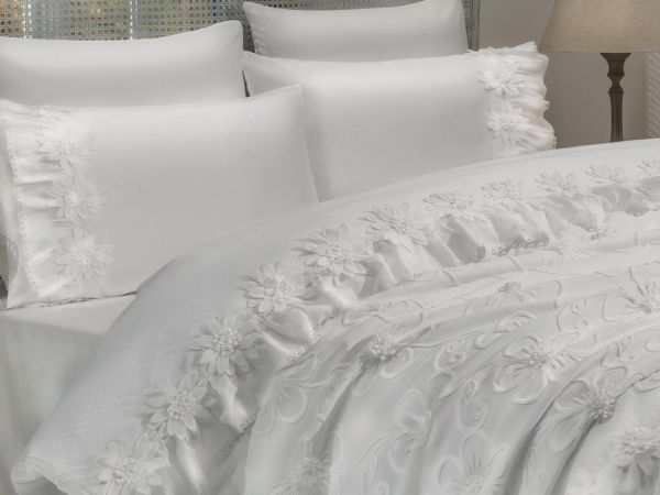 Faina 7 Parça Gelin Seti Krem