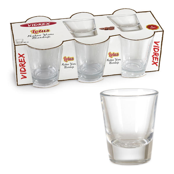 LS-60 LOTUS 6LI كوب جانبي للقهوة 60 CC | IPEK-11016