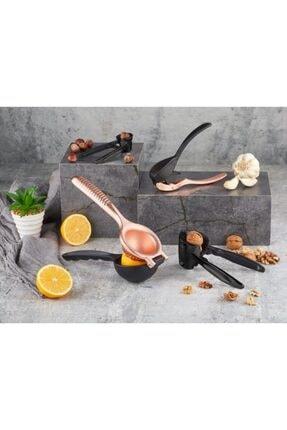 Vip Ahmet Döküm Press Kitchen Set - نحاسي (4 قطع) | VIPAHMET-VP-248