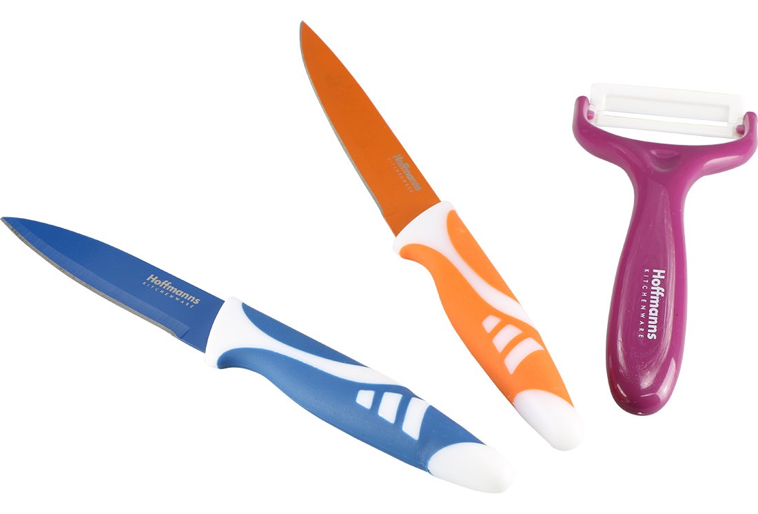 Vorschau: Hoffmanns | 6 Teilig | Messer-Set | Küchenmesser-Set | Aus