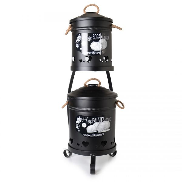 1041S SIYAH 2 KATLI IPLI EKO.METAL SAKLAMA KABI |IPEK-YLD010