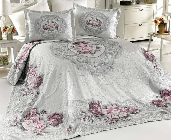 Vinaldi Karen Yatak Örtüsü Pembe | Vinaldi