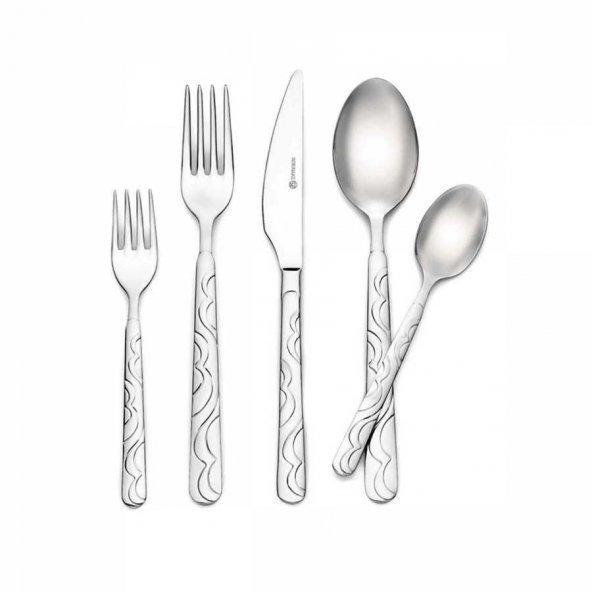 Korkmaz Spring Çatal Kaşık Bıçak Takımı | 89 Parça | 12 Kişilik | A2350