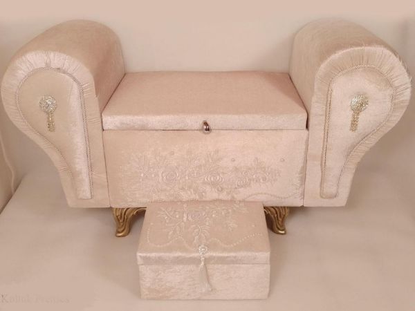 Fauteuil Pied De Cygne 2 Pcs Dot Poitrine Princesse Cappuccino