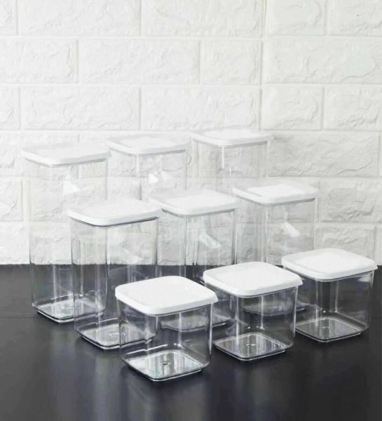 Emhouse 9 Parça Plastik Saklama Kabı Seti