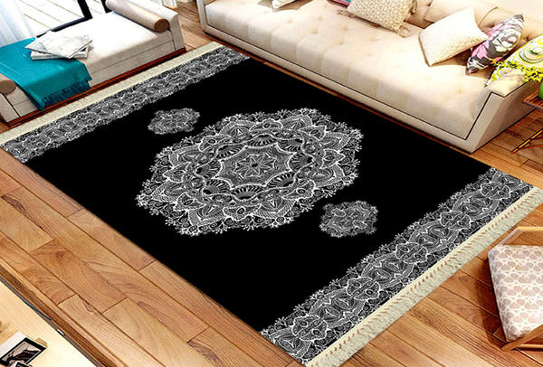 Roland tapis lavable lot de 5 | Noir | roland-3000-noir