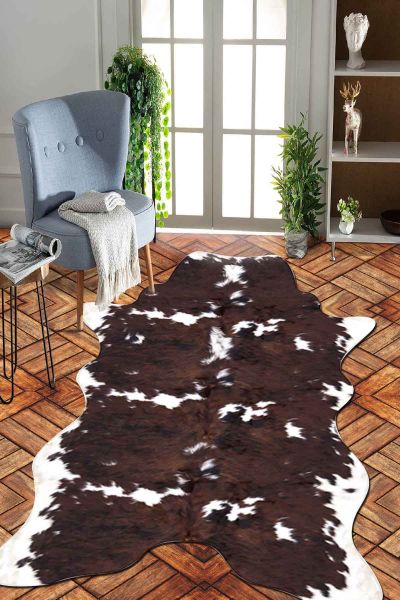 Birkilim Lazer Kesim Yıkanabilir İpeksi Kaymaz Taban Dekoratif Halı | MLN-IP-SD-059