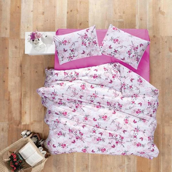 Luoca Patisca | Fiore | Bettwäsche Set | %100 Baumwolle | für 1 Person | 4771