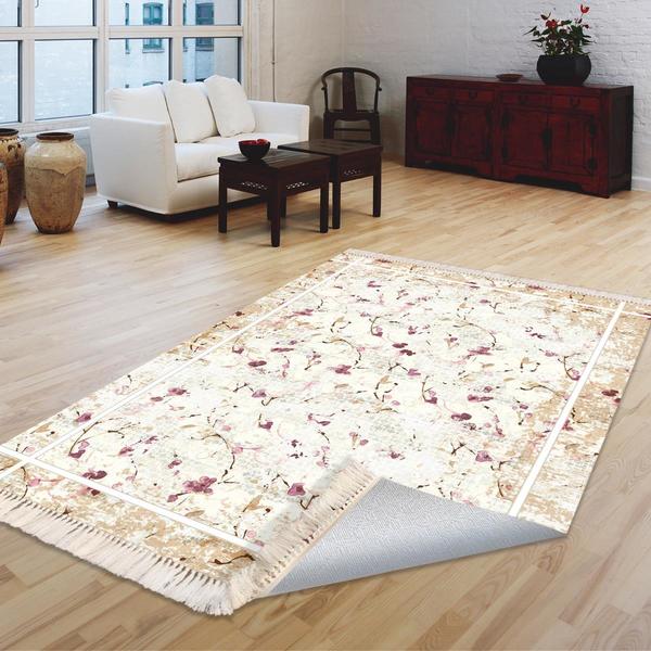 Milano Yıkanabilir Dekoratif Halı Kaymaz Taban | 8mm | MLN-DOT-HT143