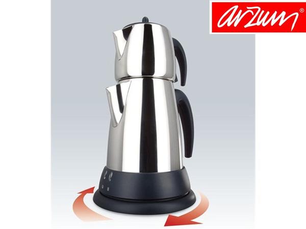 Arzum 2.6 lt Çaycı Klasik Çay Makinesi | Siyah | AR310