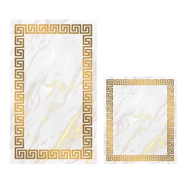 Soley Marble 02 Djt. 2-teiliges Badematten-Set Schrankset 0419 03