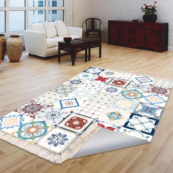 Milano Yıkanabilir Dekoratif Halı Kaymaz Taban | 8mm | MLN-HS536-1