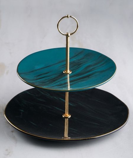 Acar | Yaldızlı İki Katlı Kurabiyelik