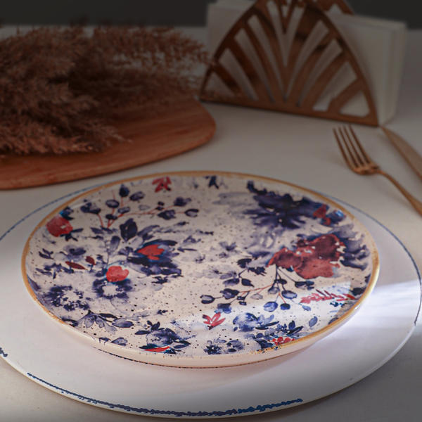 Mimoza Red Nordic Service Plate 28 Cm | Keramika