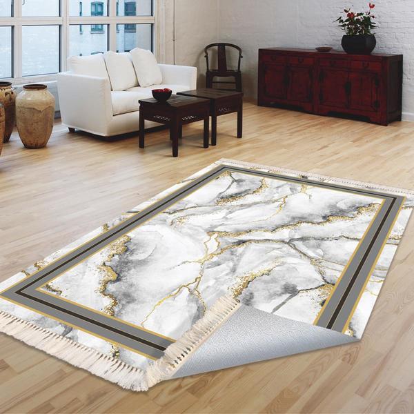 Milano Yıkanabilir Dekoratif Halı Kaymaz Taban | 8mm | MLN-DOT-HT851