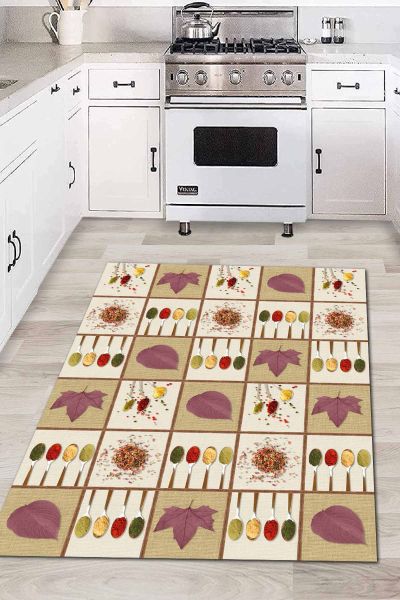 Birkilim Yıkanabilir İpeksi Kaymaz Taban Mutfak Halısı | MLN-IP-HY-847