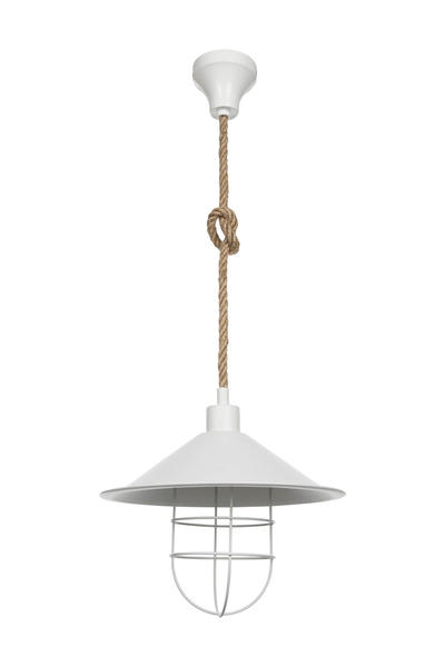 Einzelne weiße Wolkenpendelleuchte