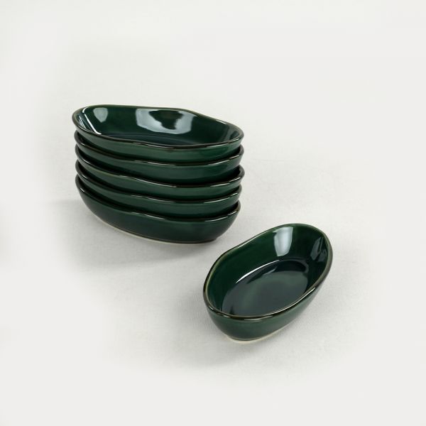 Zümrüt Deniz Snack- / Saucenschale 14 cm 6 Stück | Keramik