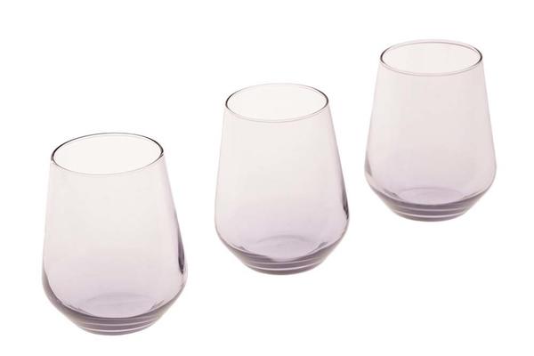 Paşabahçe Allegra Purple 3 Parça Su Bardağı Seti | 41536-Lila
